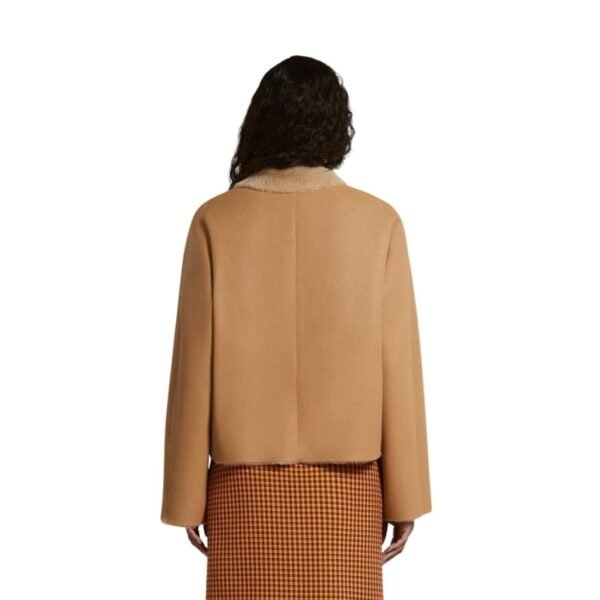 MARNI BEIGE REVERSIBLE SHEARLING JACKET - Image 5