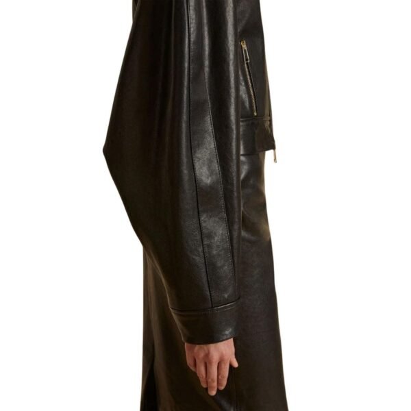 KHAITE THE GRACELL JACKET IN BLACK LEATHER - Image 5