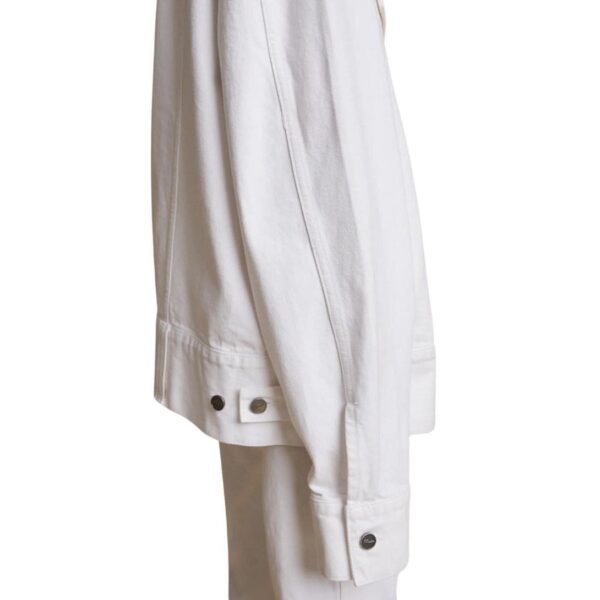 KHAITE THE GRIZZO JACKET IN WHITE - Image 4