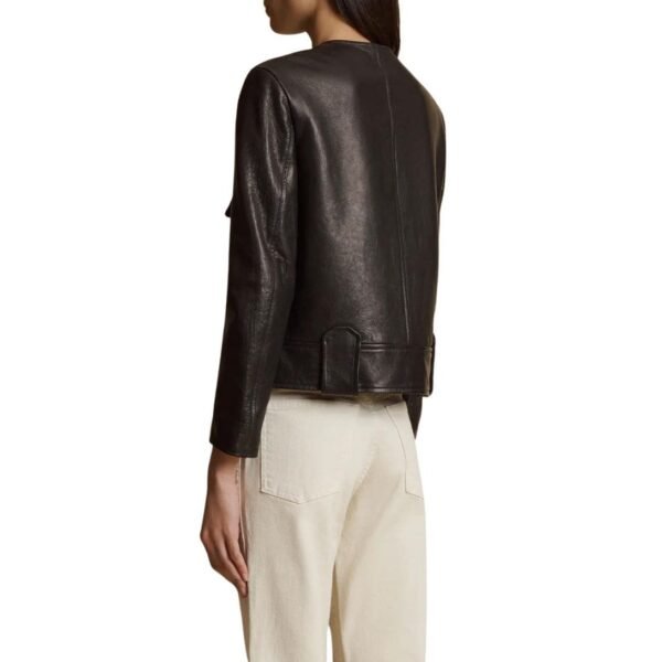 KHAITE THE LAYBIN JACKET IN BLACK LEATHER - Image 5