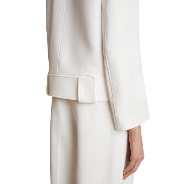 KHAITE THE LAYBIN JACKET IN CHALK - Image 5