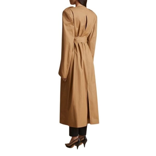 KHAITE THE MINNLER TRENCH IN KHAKI - Image 4