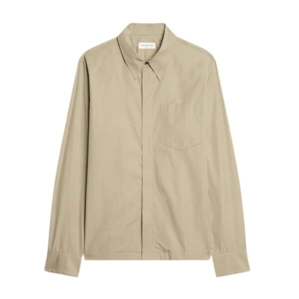 DRIES VAN NOTEN ZIPPED SHIRT