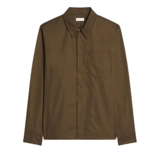 DRIES VAN NOTEN ZIPPED SHIRT