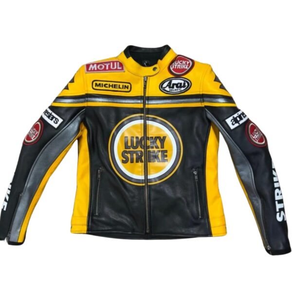 Lucky Strike Racing Leather Jacket