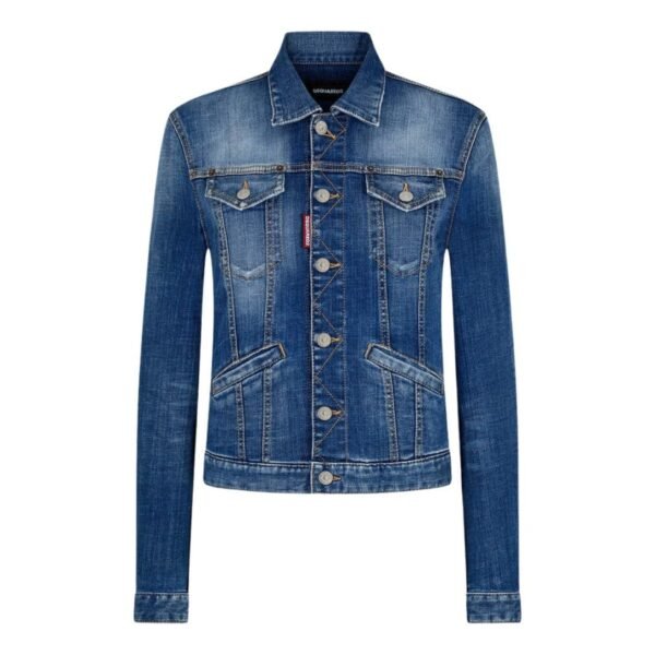 DSQUARED2 MEDIUM CLEAN WASH BOYFRIEND JEANS JACKET