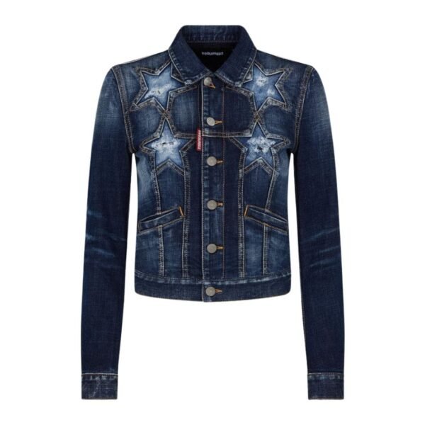 DSQUARED2 MEDIUM SUPER STAR WASH CLASSIC JEANS JACKET