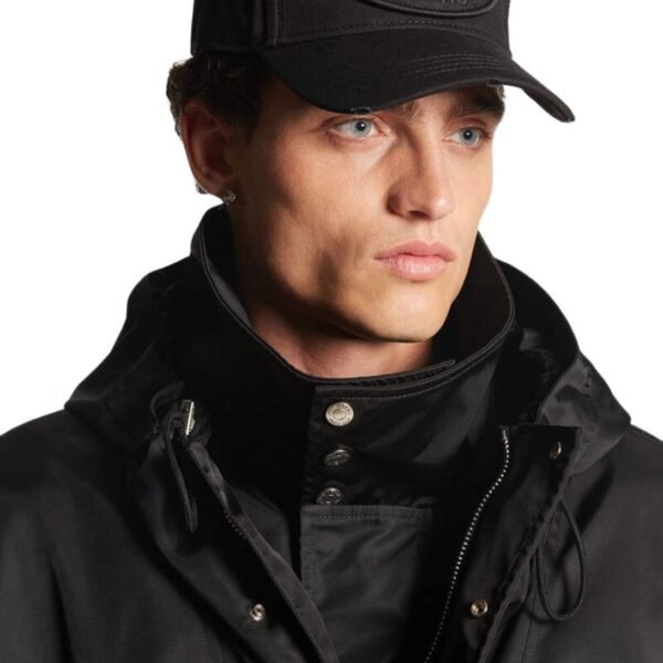 DSQUARED2 BLACK PARKA - Image 4