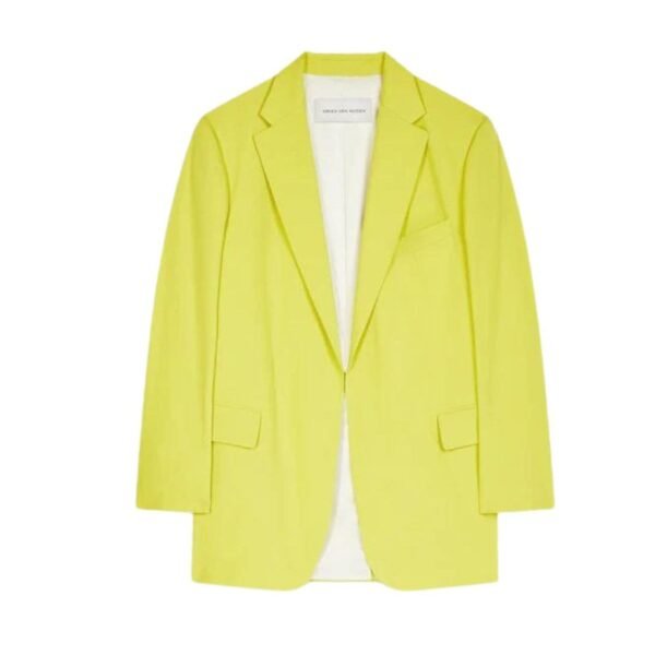 DRIES VAN NOTEN OVERSIZED BLAZER LIME