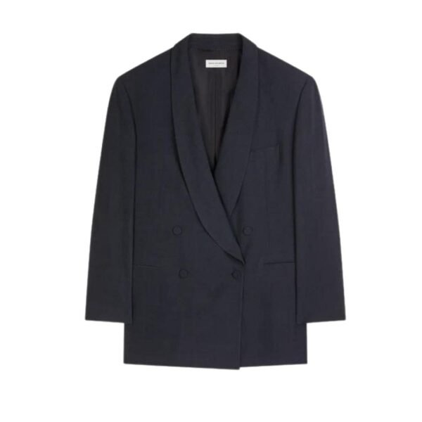 DRIES VAN NOTEN TUXEDO BLAZER ANTHRACITE