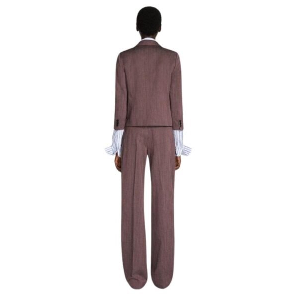 DRIES VAN NOTEN TIGHT CROPPED BLAZER PINK - Image 2