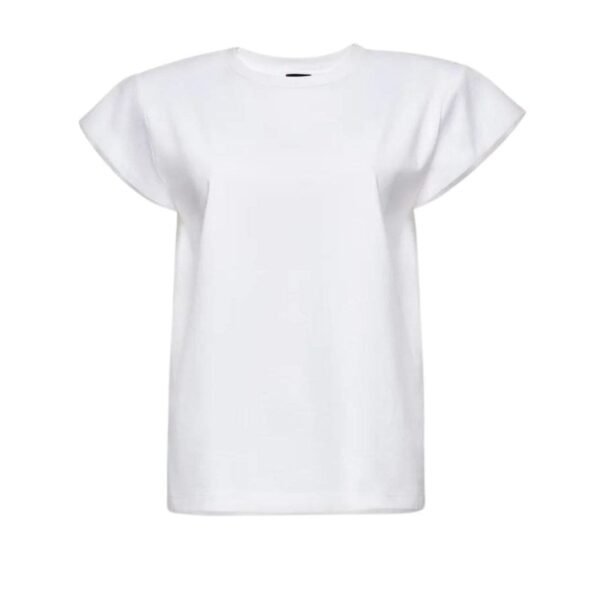 MAGDA BUTRYM T SHIRT WITH PADDED SHOULDERS