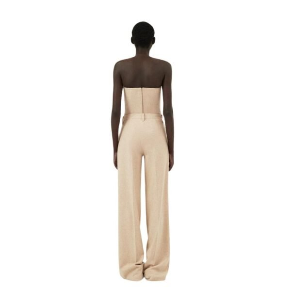 MAGDA BUTRYM WOOL CROSET TOP IN BEIGE - Image 4