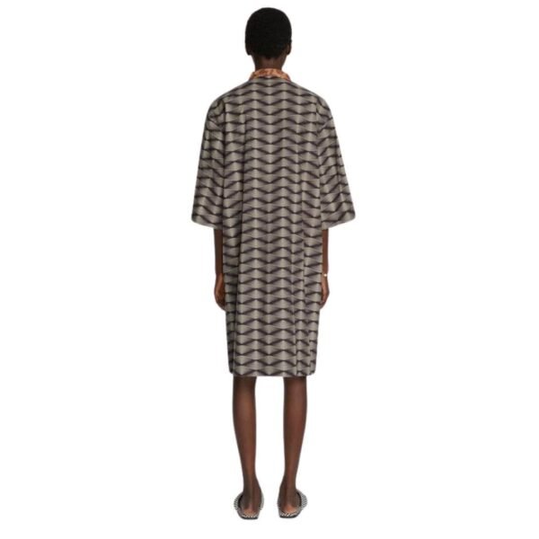 DRIES VAN NOTEN PRINTED SHIRT DRESS BLACK - Image 2