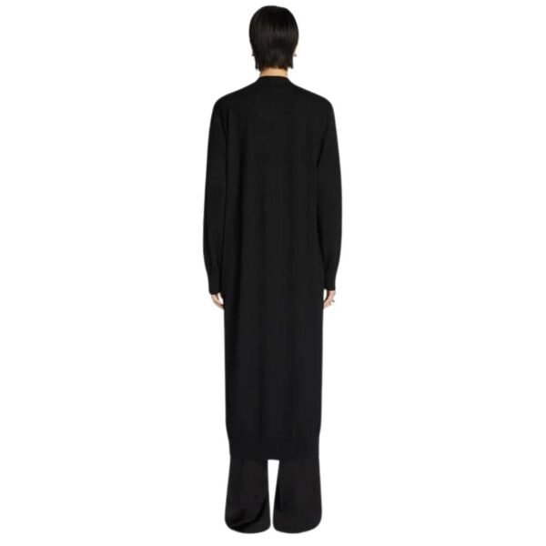 DRIES VAN NOTEN LONG MERINO CARDIGAN BLACK - Image 3