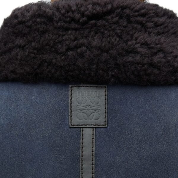 LOEWE ANAGRAM JACKET IN SHEARLING - Image 4