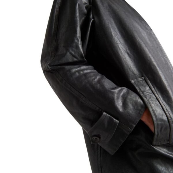 PRADA LEATHER COAT - Image 5