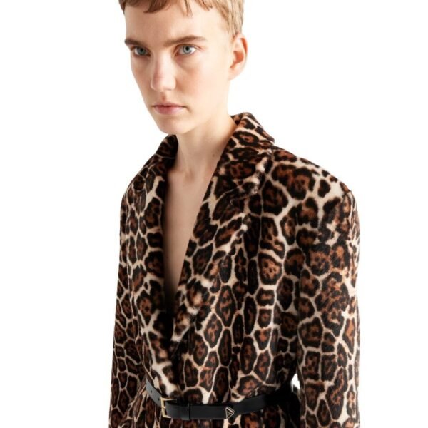 PRADA PRINTED SHEEPSKIN COAT - Image 4