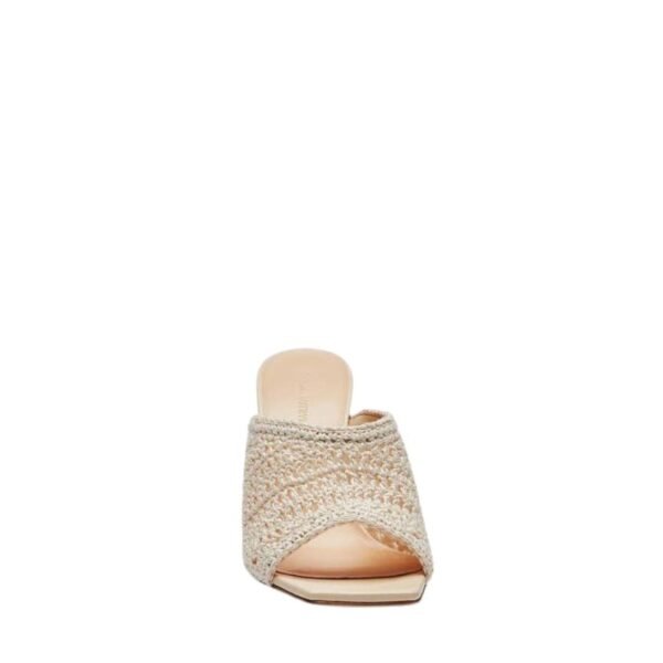 MAGDA BUTRYM CROCHET MULE HEELS IN CREAM - Image 2