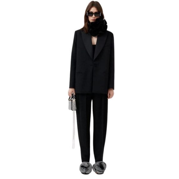 MAGDA BUTRYM TAILORED BLAZER IN BLACK - Image 3