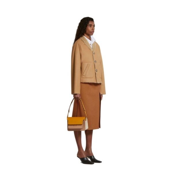 MARNI BEIGE REVERSIBLE SHEARLING JACKET - Image 4