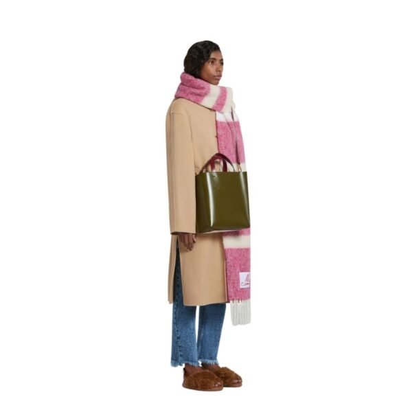 MARNI BEIGE WOOL COAT WITH WAIST BELT - Image 3