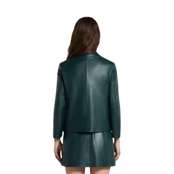 MARNI GREEN LEATHER JACKET - Image 3