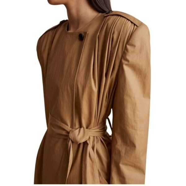 KHAITE THE MINNLER TRENCH IN KHAKI - Image 3