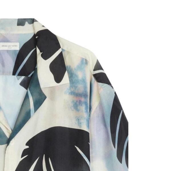 DRIES VAN NOTEN PRINTED SILK SHIRT - Image 5