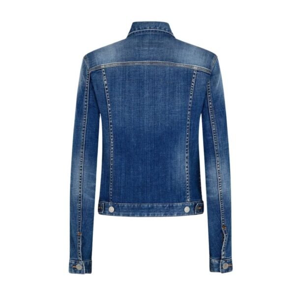 DSQUARED2 MEDIUM CLEAN WASH BOYFRIEND JEANS JACKET - Image 2