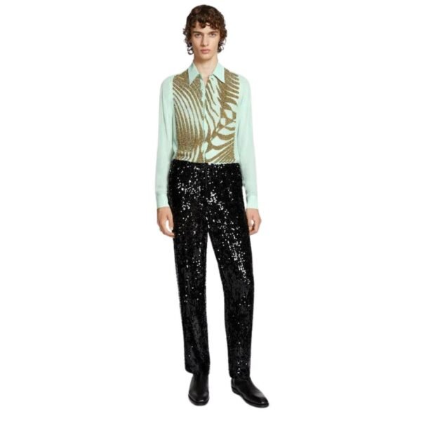 DRIES VAN NOTEN EMBELLISHED PANTS - Image 3