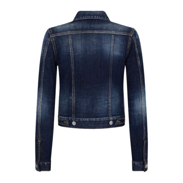 DSQUARED2 MEDIUM SUPER STAR WASH CLASSIC JEANS JACKET - Image 2