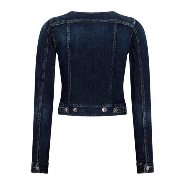 DSQUARED2 STRETCH DENIM LONG SLEEVES CORSET JACKET - Image 2