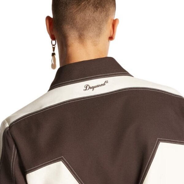 DSQUARED2 70'S COLOR BLOCK JACKET - Image 3