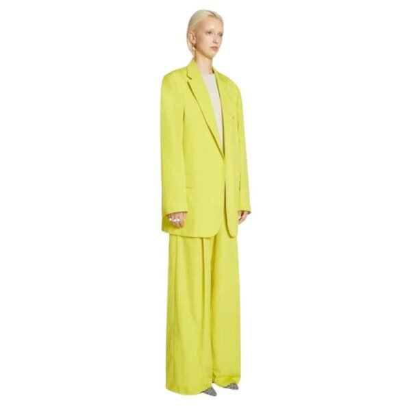 DRIES VAN NOTEN OVERSIZED BLAZER LIME - Image 3