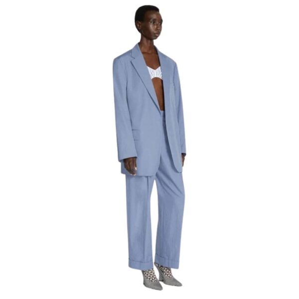 DRIES VAN NOTEN OVERSIZED BLAZER BLUE - Image 3