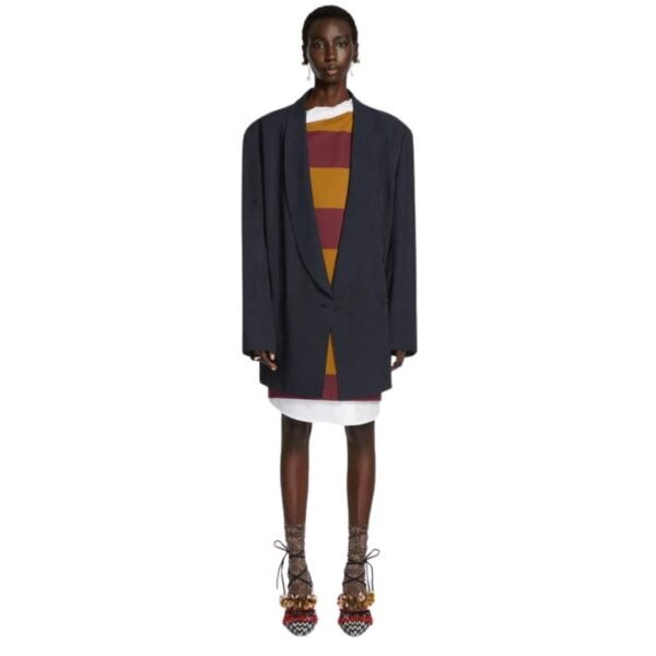 DRIES VAN NOTEN TUXEDO BLAZER ANTHRACITE - Image 3