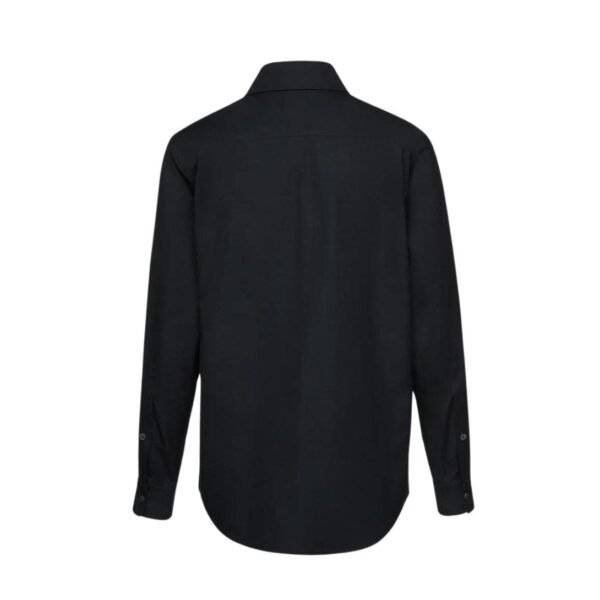 MAGDA BUTRYM CLASSIC COTTON BUTTON UP SHIRT IN BLACK - Image 2