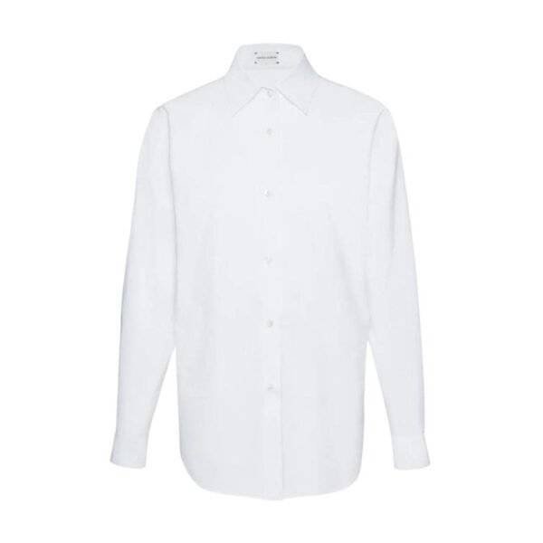 MAGDA BUTRYM CLASSIC COTTON BUTTON UP SHIRT IN WHITE