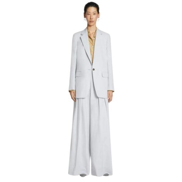 DRIES VAN NOTEN LOOSE FIT BLAZER LIGHT BLUE - Image 3