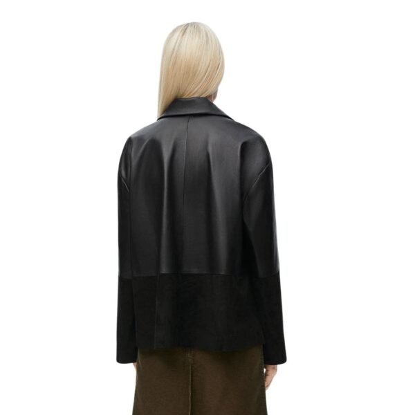 LOEWE PYJAMA BLOUSE IN NAPPA LAMBSKIN AND SUEDE GOATSKIN - Image 3