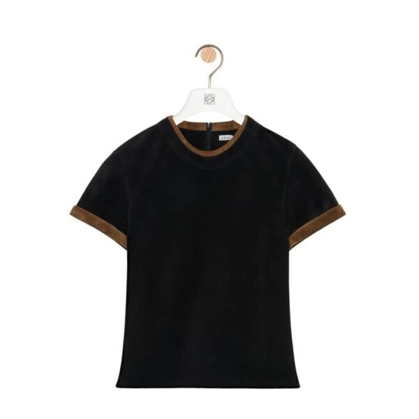 LOEWE TOP IN SUEDE CALFSKIN