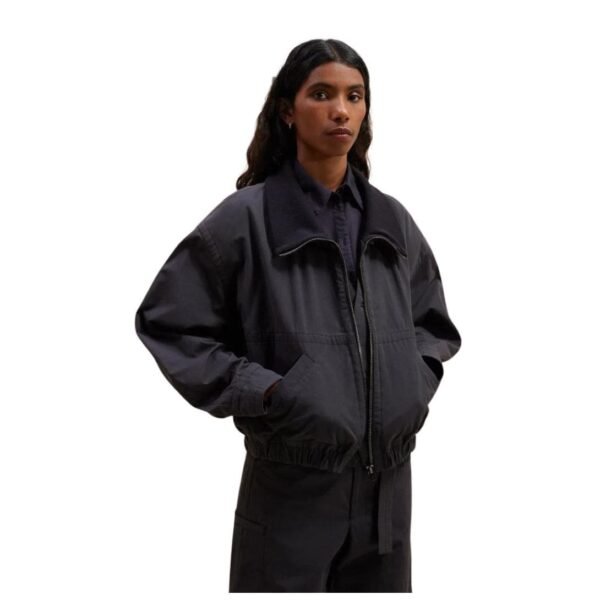 LEMAIRE DOUBLE LAYER BLOUSON WITH RIB - Image 3