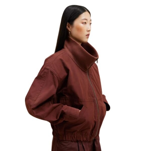 LEMAIRE DOUBLE LAYER BLOUSON WITH RIB - Image 3