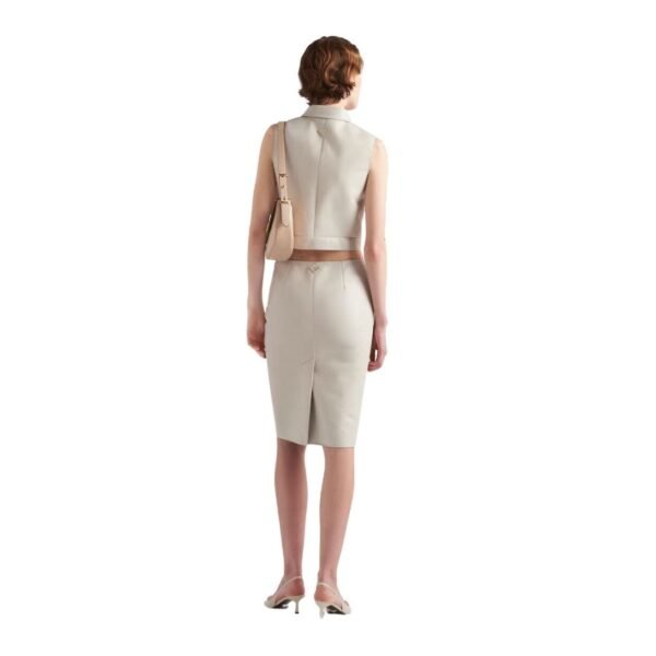 PRADA STRETCH NAPPA LEATHER VEST - Image 2