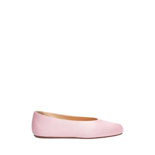 MAGDA BUTRYM SATIN BALLET FLATS IN PINK