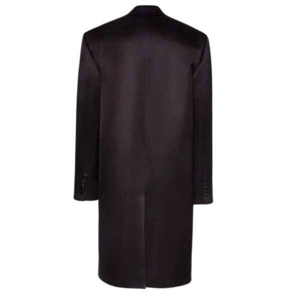 MAGDA BUTRYM OVERSIZED CLASSIC MIDI COAT IN BLACK - Image 2