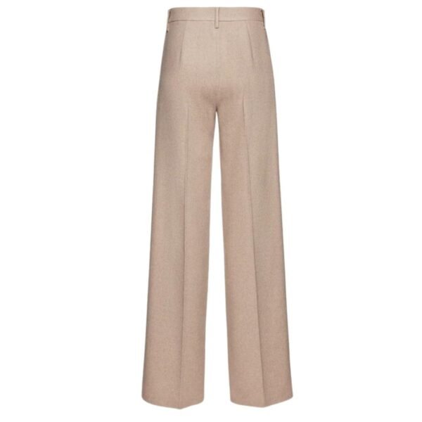 MAGDA BUTRYM CASHMERE WIDE-LEG TROUSERS IN BEIGE - Image 2