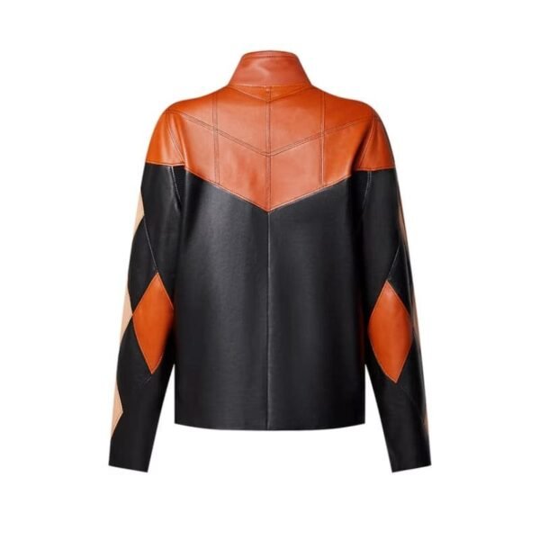 LOUIS VUITTON PATCHWORK LEATHER BIKER JACKET - Image 2