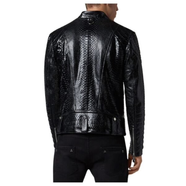 PHILIPP PLEIN LEATHER BIKER SLIM FIT LUXURY - Image 3